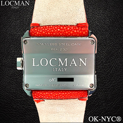 Pre-owned Locman Ladies'  Glamour Otto Diamond Ref 232 Watch W/r 3 Atm 37mm Quartz Mop