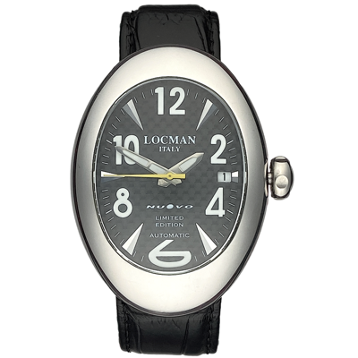 Pre-owned Locman Nuovo Limited Edition Xl Swiss Automatic Men's Watch Ref 018, 40 X 56mm