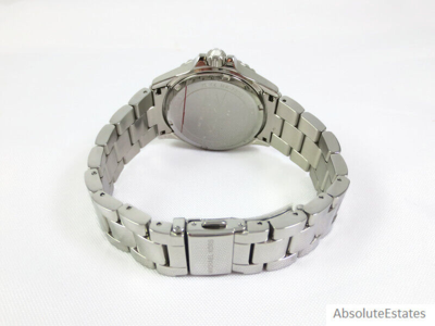Pre-owned Michael Kors Mid Everest Crystal Silver Glitz Limited Edition Watch Mk7288