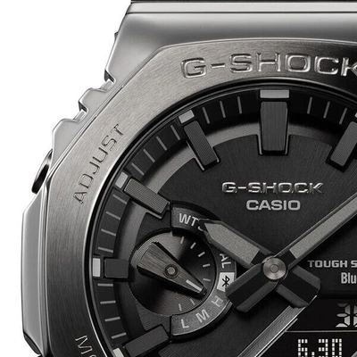 Pre-owned Casio G-shock Solar Wristwatch Men's Gm-b2100bd-1ajf G-shock Full Metal Black