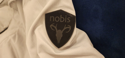 Pre-owned Nobis Yatesy Parka In Light Grey Color Men Size:xl Certilogo Authenticity In Gray
