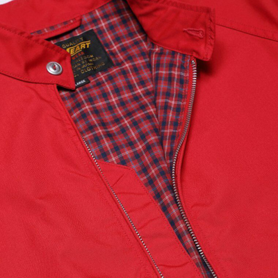 Pre-owned Iron Heart Ihj-85 Harrington Jacket Red Swing Top Size Xs-xxxl Biker Japan