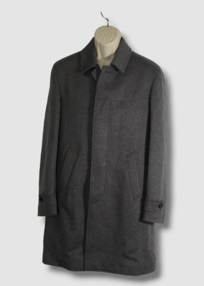 Pre-owned Colombo $1695  Men's Gray Wool Dream Over Coat Jacket Size 54r