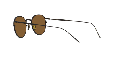 Pre-owned Oliver Peoples R-2 Ov 1343s Ryegrass/forest (5339/71) Sunglasses In Brown