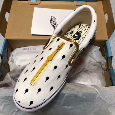 Pre-owned Vans Jojo's Bizarre Adventure Golden Wind ×  Limited Box 26.5cm Us8.5-white