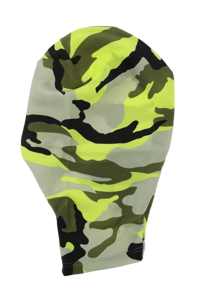 Shop Vetements Camouflage Nylon Face Mask Men In Multicolor