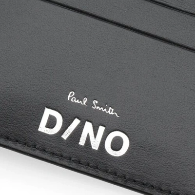 Pre-owned Paul Smith ⚡very Rare⚡  Pebbled Grain Original Design Dino Wallet W/tags ? In Black