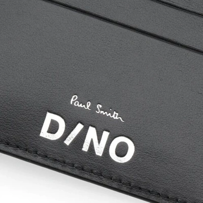 PAUL SMITH Pre-owned ⚡very Rare⚡  Pebbled Grain Original Design Dino Wallet W/tags ? In Black