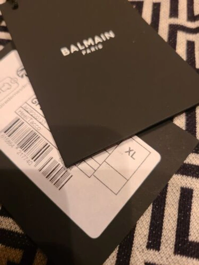 Pre-owned Balmain $850  Limited Edition Tshirt Xl Multicolor Authentic Limited