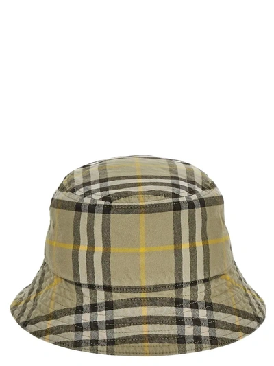 Shop Burberry Classic Check Bucket Hat In Beige
