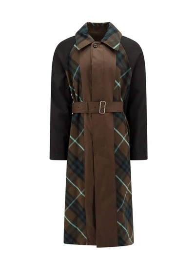 Shop Burberry Bradford Trench In Brown