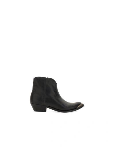 Shop Golden Goose Young Boot In Black