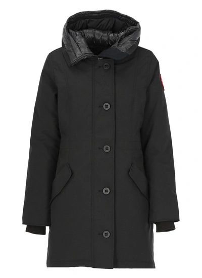 Shop Canada Goose Rossclair Down Jacket In Black