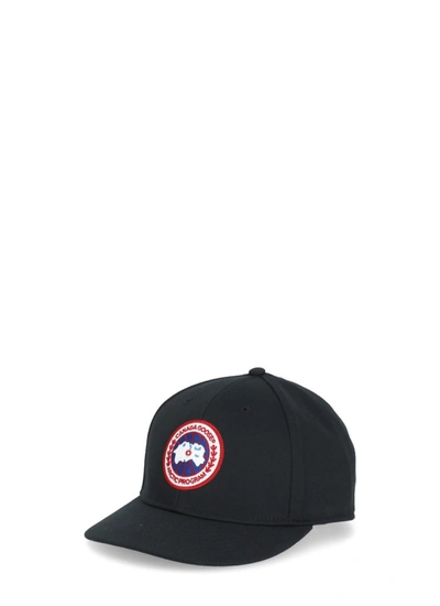 Shop Canada Goose Arctic Disc Baseball Cap In Black