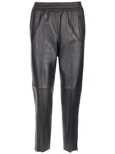 Shop Golden Goose Nappa Leather Jogger Pants In Default Title