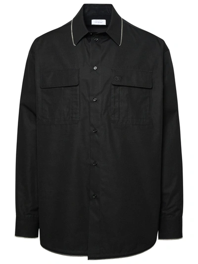 Shop Off-white Black Cotton Shirt In Default Title