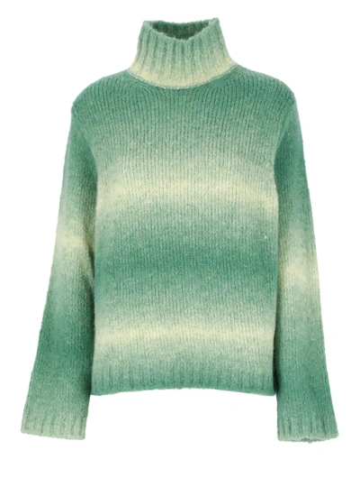 Shop Woolrich Ombre Sweater In Green