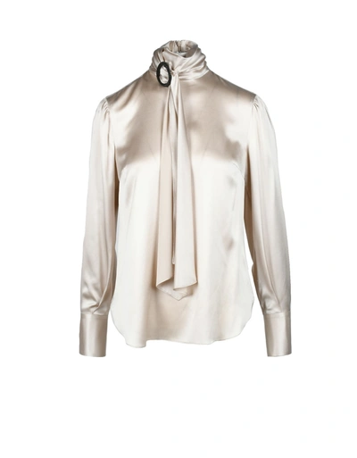 Shop Brunello Cucinelli Womens Ivory Blouse