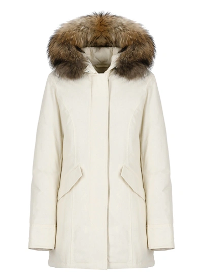 Arctic Luxury Parka In Ivory