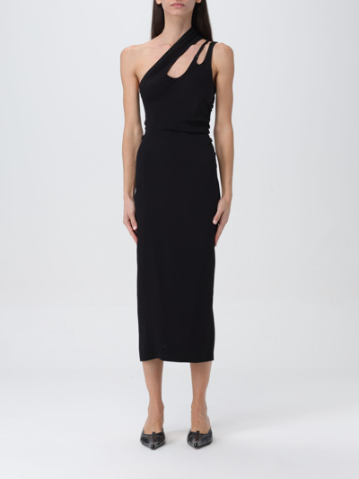 Shop Mugler Dress  Woman Color Black