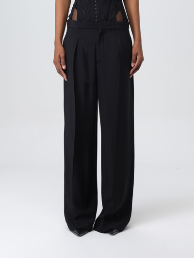 Shop Mugler Pants  Woman Color Black