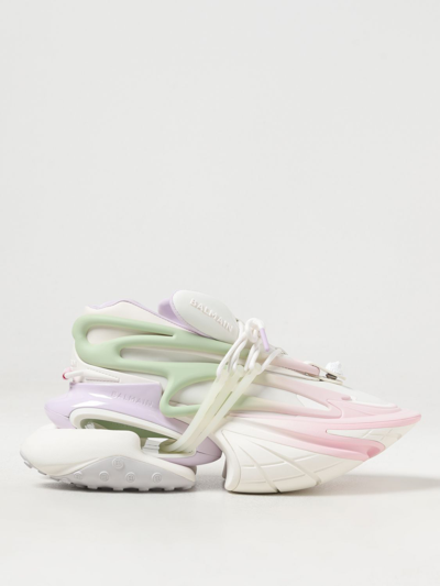 Shop Balmain Sneakers  Woman Color White