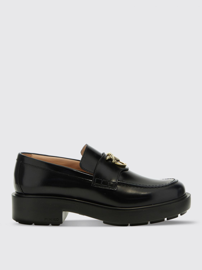 Shop Pinko Loafers  Woman Color Black
