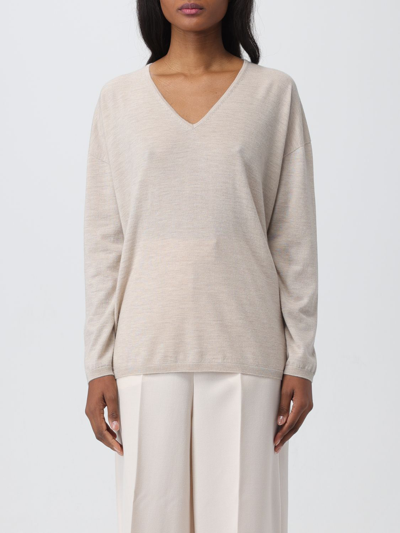 Shop Max Mara Sweater  Woman Color Beige