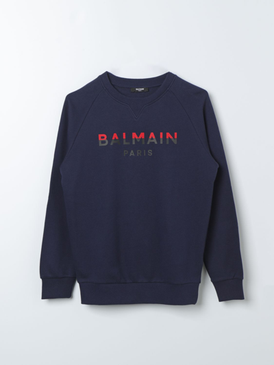 毛衣 BALMAIN KIDS 儿童 颜色 蓝色