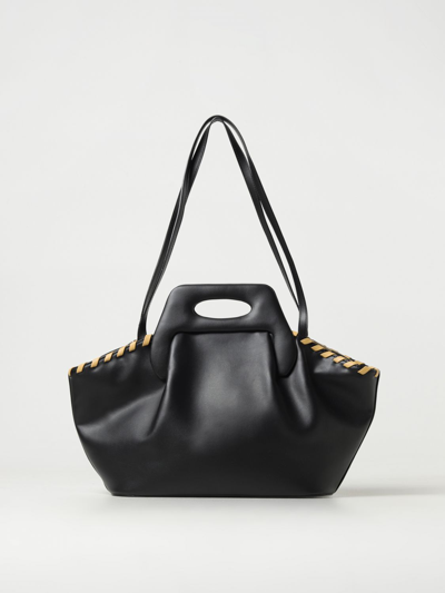 Shop Themoirè Handbag  Woman Color Black