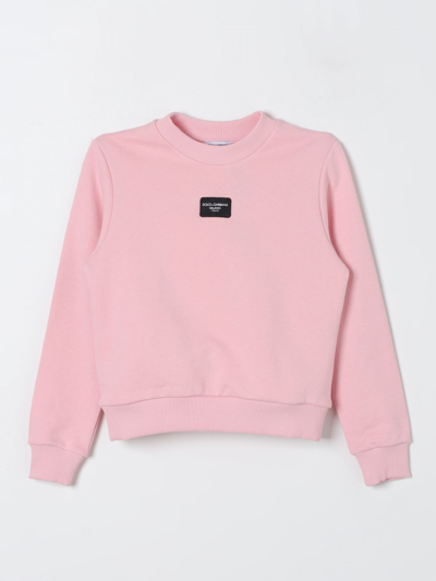 Shop Dolce & Gabbana Sweater  Kids Color Pink