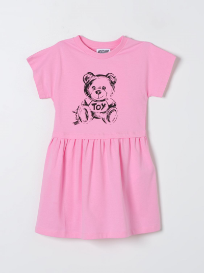 Shop Moschino Kid Dress  Kids Color Pink