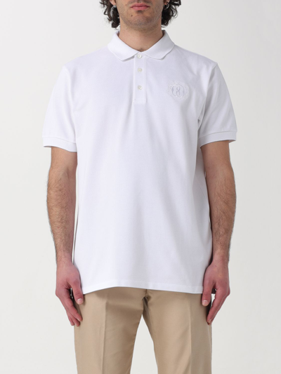 Shop Bally Polo Shirt  Men Color White