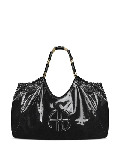 Shop Anine Bing Kate Tote Bags In Black