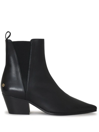 Shop Anine Bing Sky Boots Shoes In Black