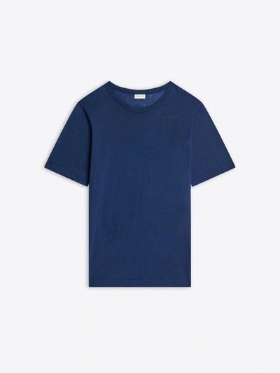 Shop Dries Van Noten 01670-habba 8606 M.k.t-shirt Clothing In Blue