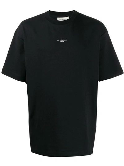 Shop Drôle De Monsieur Le T-shirt Classique Nfpm Clothing In Black