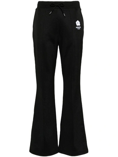 Shop Kenzo Boke 2.0 Fit&flare Trackpants Clothing In Black