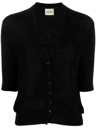 Shop Khaite Dianna Cardigan Clothing In Black