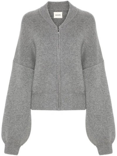Shop Khaite Rhea Jacket Clothing In Grey