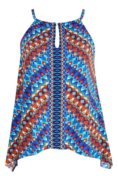 Shop Miraclesuit ® Nepali Peephole Tankini Swim Top In Multi