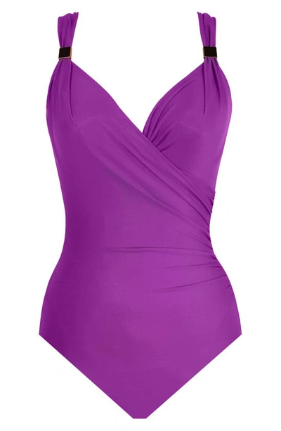 Shop Miraclesuit ® Razzle Dazzle Siren One-piece Swimsuit In Orchid