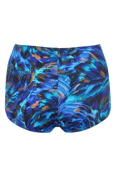 Shop Miraclesuit Fandango Norma Jean Bikini Bottoms In Blue Multi