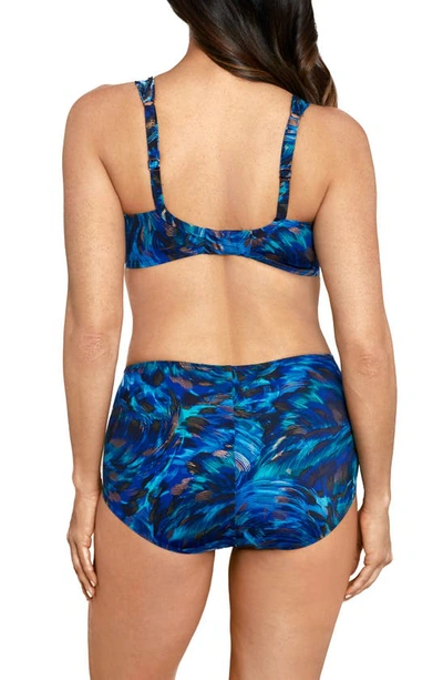 Shop Miraclesuit Fandango Norma Jean Bikini Bottoms In Blue Multi