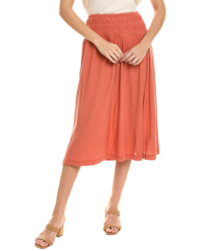 Shop Nation Ltd Zabina A-line Skirt In Red