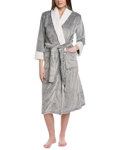 Shop N Natori Frosted Robe In Black