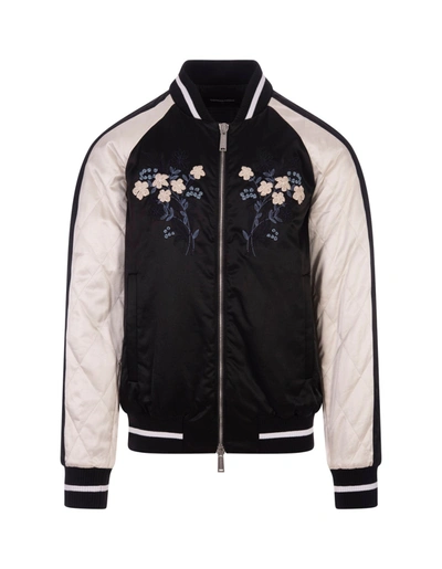Shop Dsquared2 Classic Bomber Jacket In Black