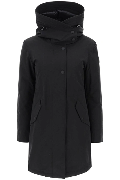 Shop Woolrich Military 3-in-1 Parka In Black