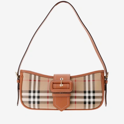 Shop Burberry Sling Bag In Red