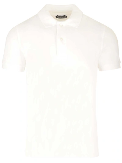 Shop Tom Ford Slim Fit Polo In White